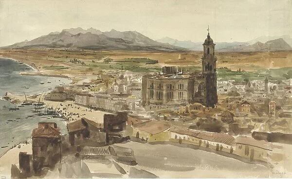 View Malaga North MAalaga Adrien Dauzats Jun-1836