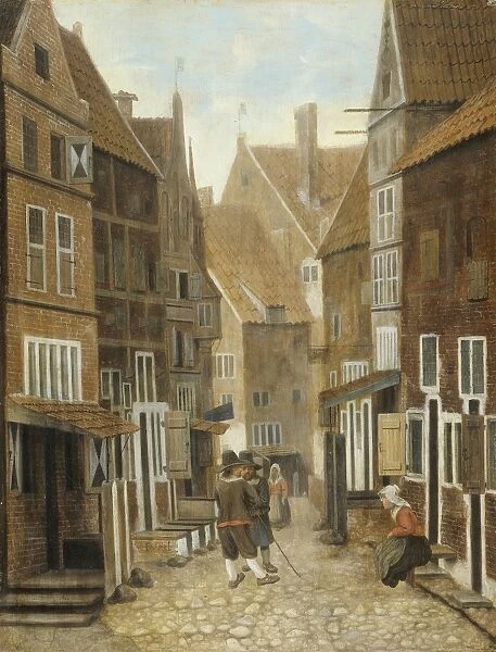 View of a Town, Jacob Vrel, 1654 - 1662