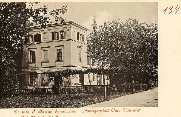 Villas Saxony Spa buildings Kreischa 1899 Landkreis Sachsische Schweiz-Osterzgebirge