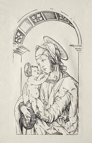 Virgin Child under arch 1508 Hans Burgkmair German