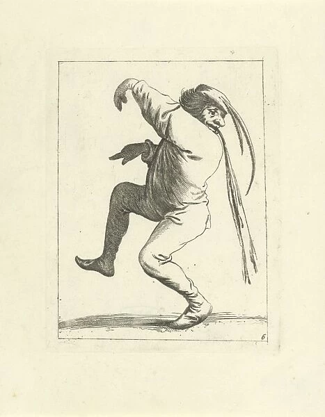 Vomiting man, Pieter Jansz. Quast, Frederik de Wit, 1639 - 1706