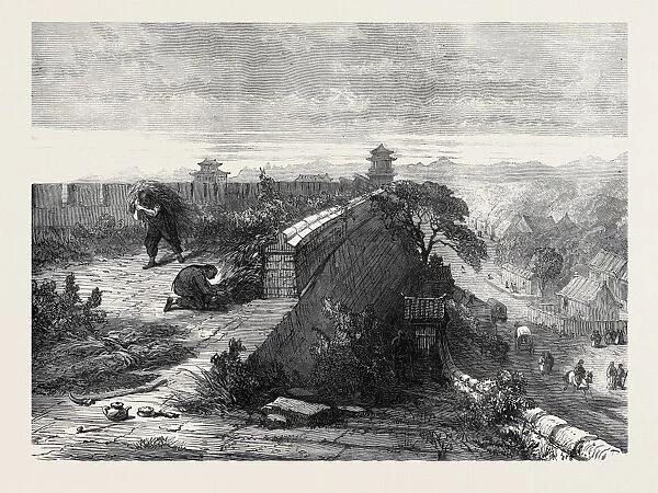 The Wall of Pekin, China, 1873