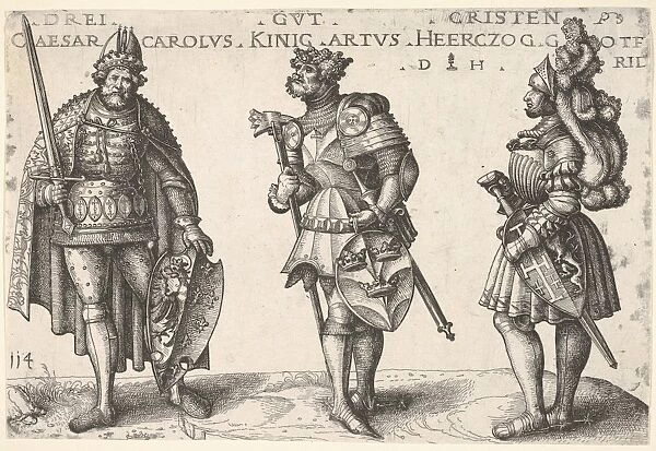 Three Worthy Christians Charlemagne King Arthur
