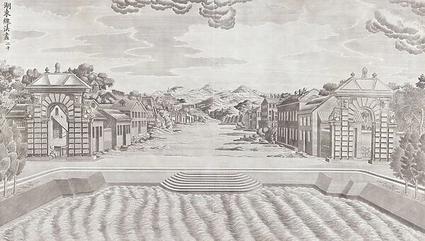 Yuan Ming Yuan engraving 1783-1786 set twenty views