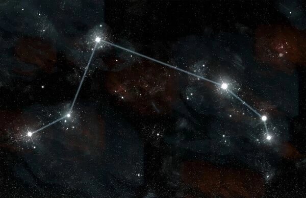 Artists depiction of the constellation Aries the Ram