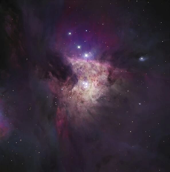 The Center of the Orion Nebula (The Trapezium Cluster)