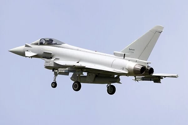 A Eurofighter Typhoon 2000 of the Italian Air Force