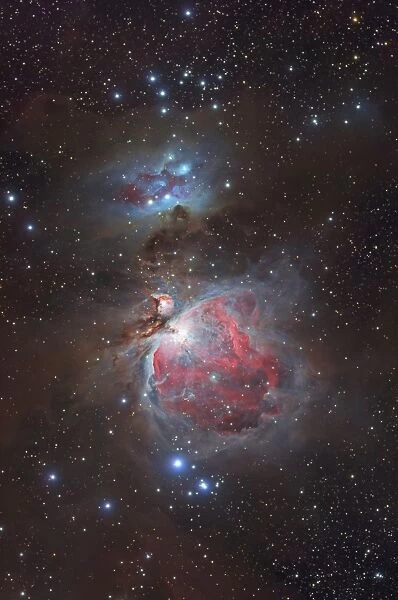 Messier 42, The Great Nebula in Orion and NGC 1977, The Running Man Nebula
