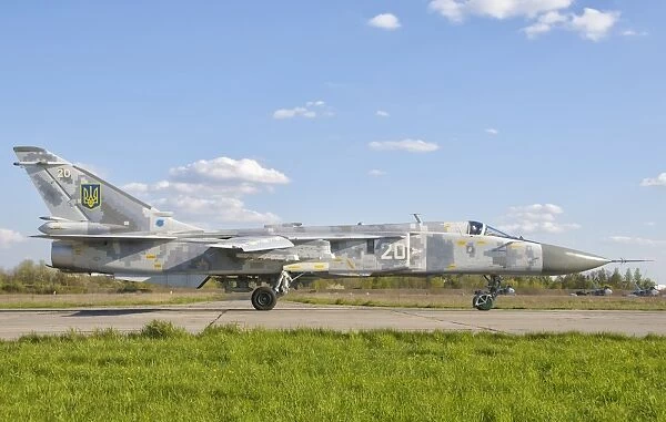 Ukrainian Air Force Su-24 at Lutsk Air Base, Ukraine