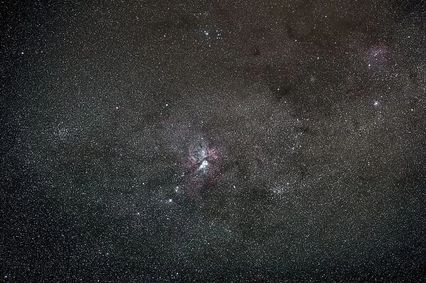 A wide field view centered on the Eta Carina Nebula
