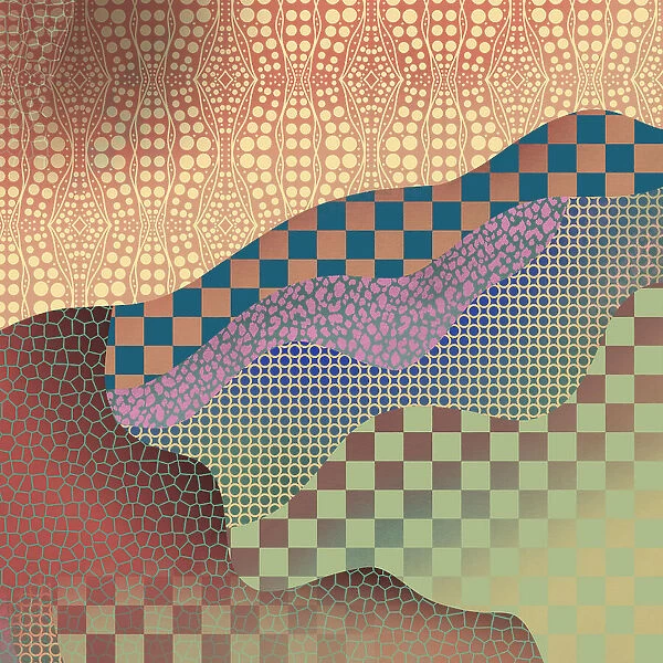 Aboriginal Pattern Collage