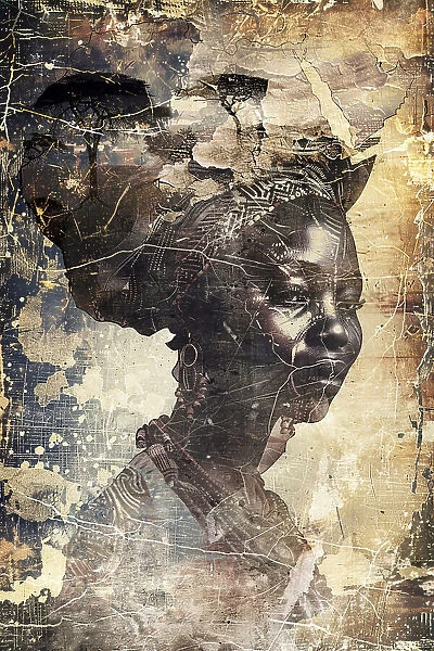 African Ethnic Art Poster 14