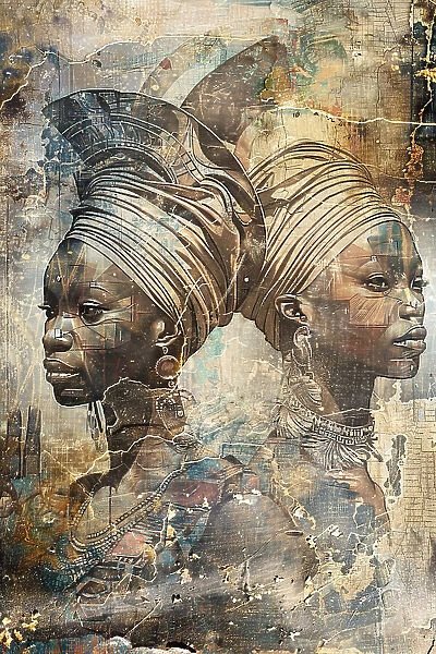 African Ethnic Art Poster 17