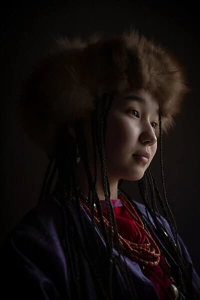 The beauty and innocence of a young Kyrgyz lady