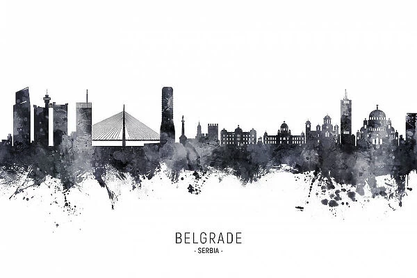Belgrade Serbia Skyline