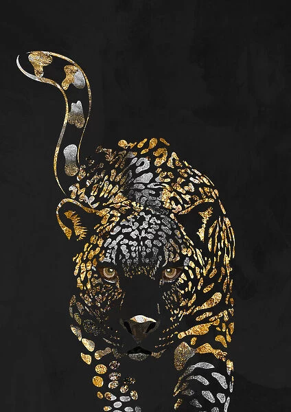 Black gold jaguar