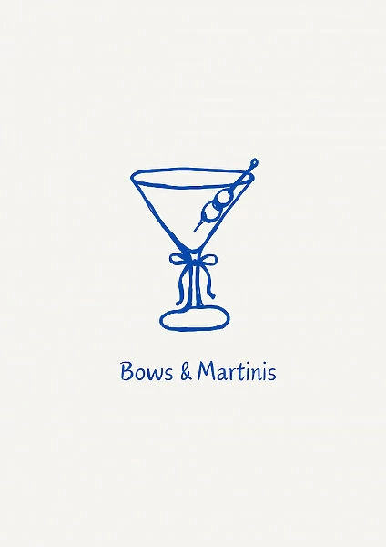 Blue Bows and Martinis