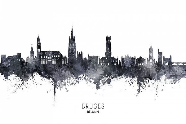Bruges Belgium Skyline