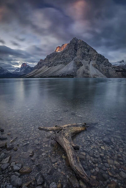 A Cloudy Day in Bow Lake