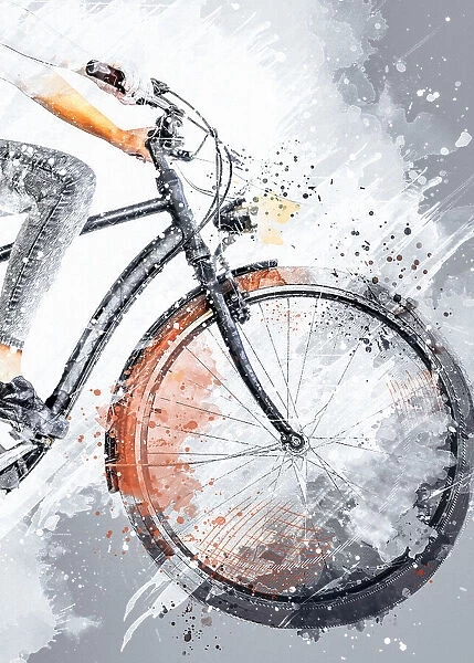 Cycling sport art 29