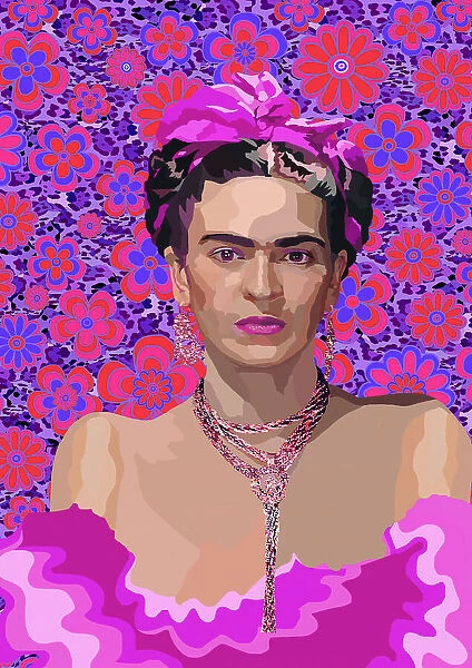 Frida in Purple