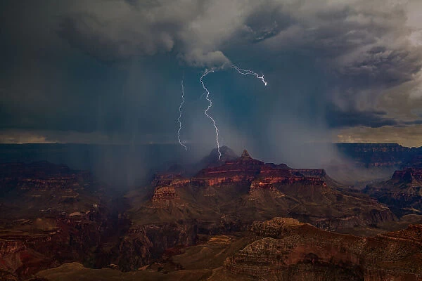 Grand Canyon under Thunderstorm