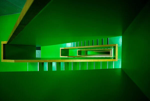 the green staircase
