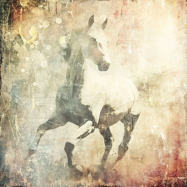 Horse Vintage Art Illustration 07