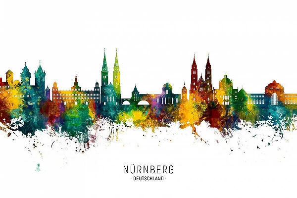 Nürnberg Germany Skyline