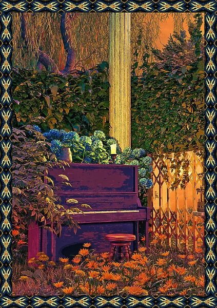 PIANO IN FOREST