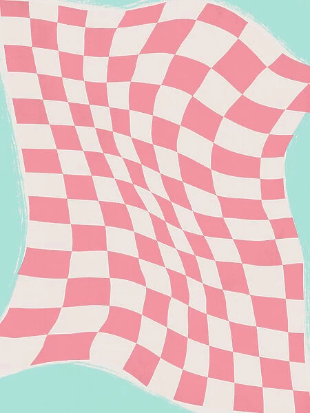 Pink Checker Cloth