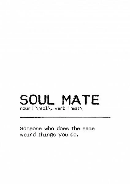Quote Soul Mate Weird