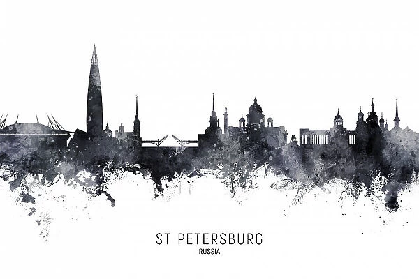 St Petersburg Russia Skyline