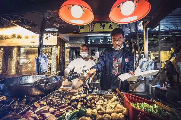 Street food in Hong Kong