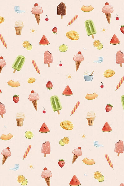Sweet Ice Cream Pattern