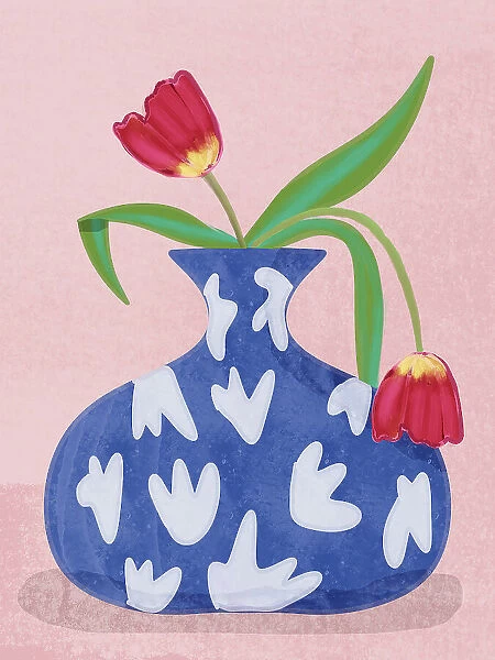 Tulpe in vase