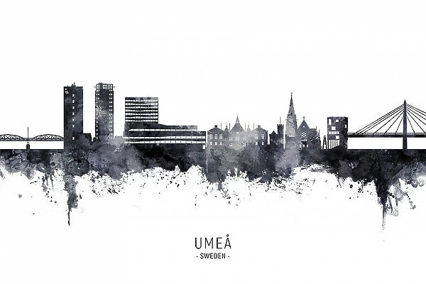 Umeå Sweden Skyline