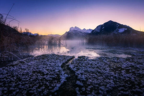Vermilion Lakes and Steam