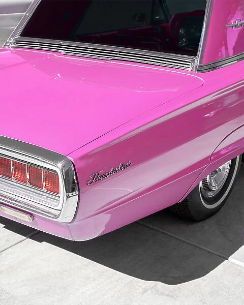 Vintage Pink 1965 Thunderbird