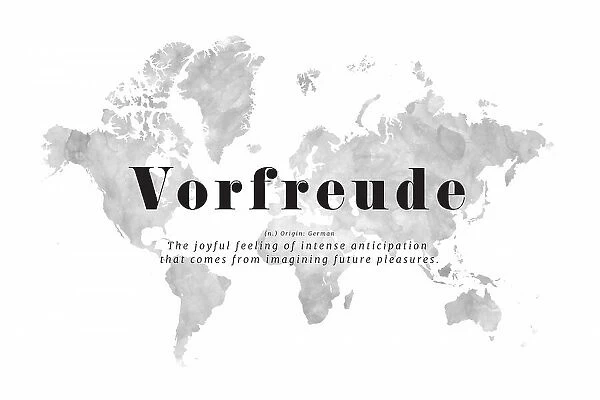 Vorfreude world map
