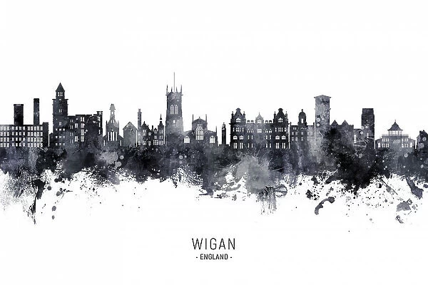 Wigan England Skyline