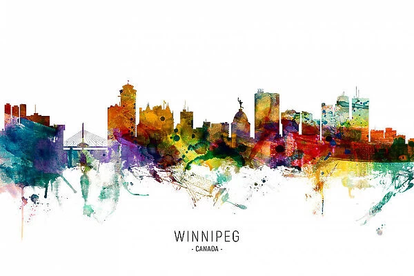 Winnipeg Canada Skyline