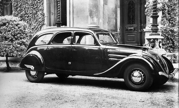 1937 Peugeot 402 Paris taxi. Creator: Unknown