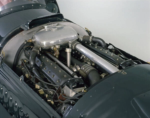 1950 BRM V16 engine. Creator: Unknown