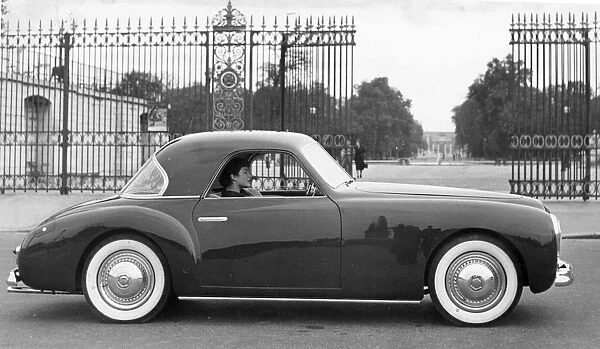 1950 Simca 8 Sports fixed head coupe with Facel body. Creator: Unknown