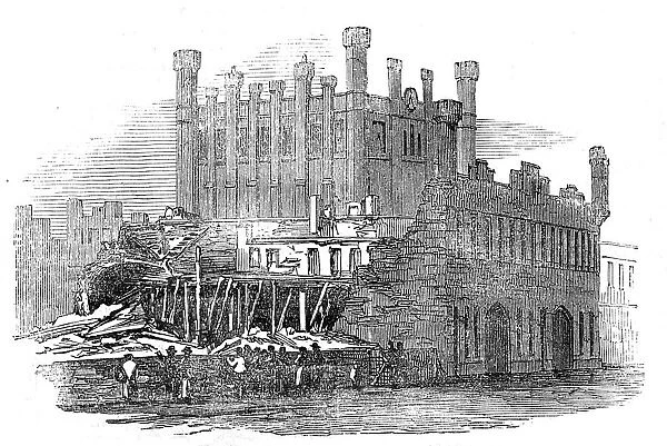 Accident at the Castle Mills, Sheffield, 1854. Creator: Unknown