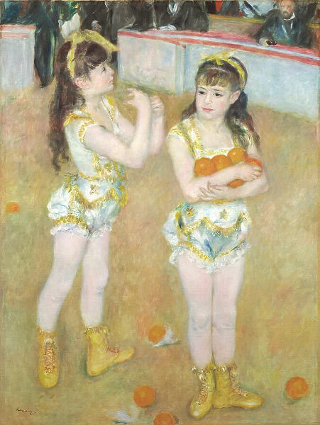 Acrobats at the Cirque Fernando (Francisca and Angelina Wartenberg), 1879
