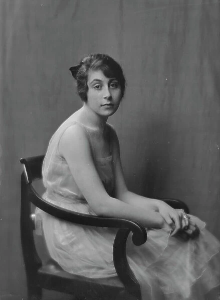 Adler, E. Miss, portrait photograph, 1917 May 26. Creator: Arnold Genthe