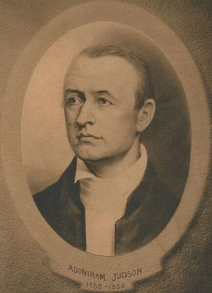 Adoniram Judson, Jr. (1788-1850), American Congregationalist and later Baptist missionary, c1910s