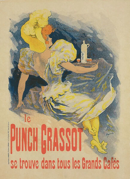 Affiche pour le 'Punch Grassot', c1896. Creator: Jules Cheret. Affiche pour le 'Punch Grassot', c1896. Creator: Jules Cheret